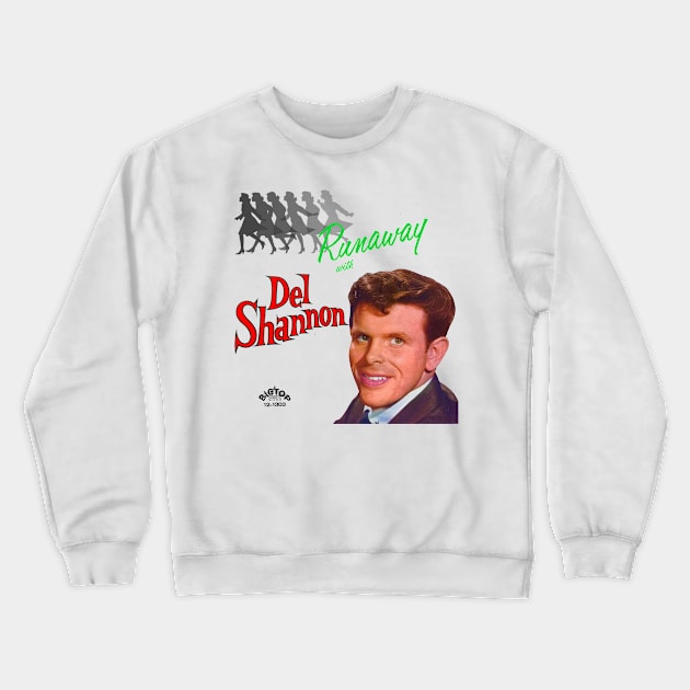 Del Shannon Crewneck Sweatshirt by Fab Memories